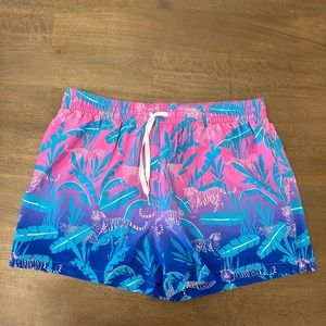 Chubbies Swim Trunk - Tiger / Leaf Print